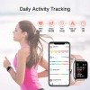 Donerton Smart Watch, Fitness Tracker for Android Phones, Fitness Tracker with Heart Rate and Sleep Monitor, Activity Tracker with IP67 Waterproof Pedometer Smartwatch with Step Counter for Women Men